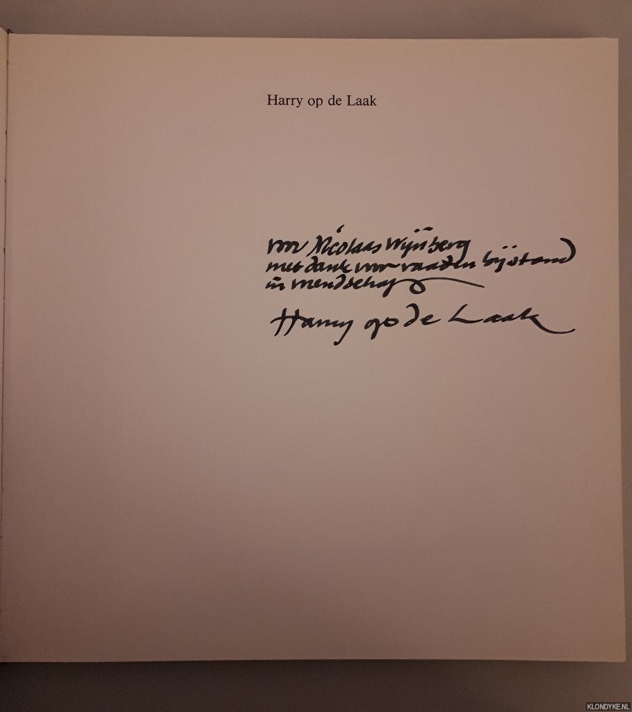 Norden, H. van. - Harry op de Laak *GESIGNEERD en met GESIGNEERDE brieven*