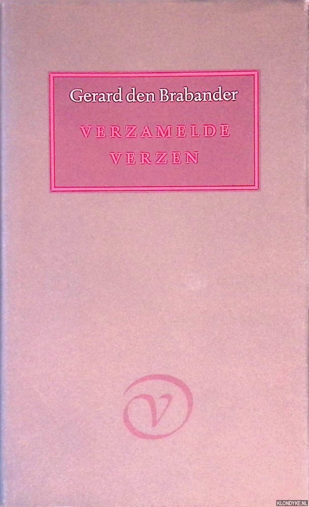 Brabander, G. den - Verzamelde verzen
