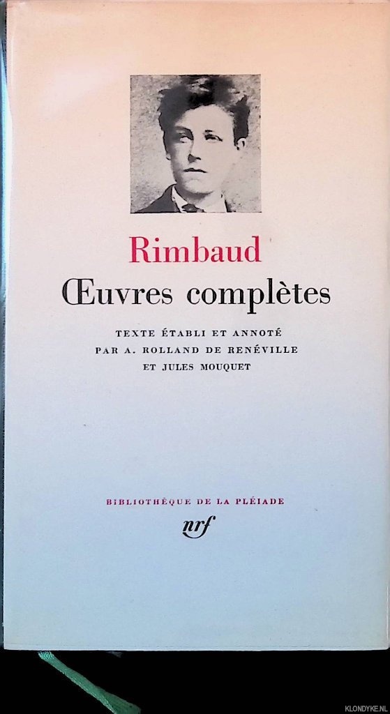 Rimbaud, Arthur - Oeuvres compltes