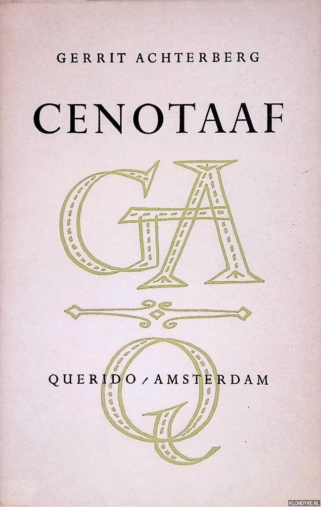 Achterberg, Gerrit - Cenotaaf