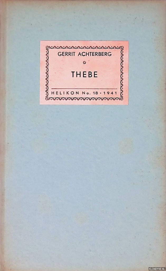 Achterberg, Gerrit - Thebe