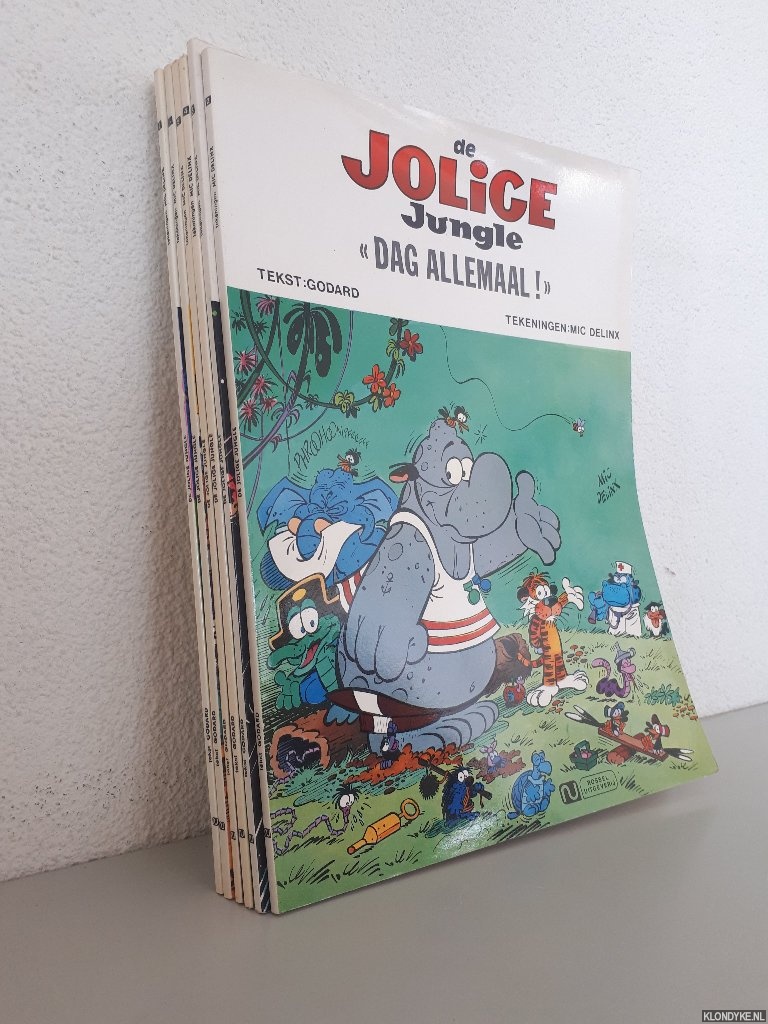 Godard (tekst) & Mic Delinx (tekeningen) - De Jolige Jungle (6 delen)