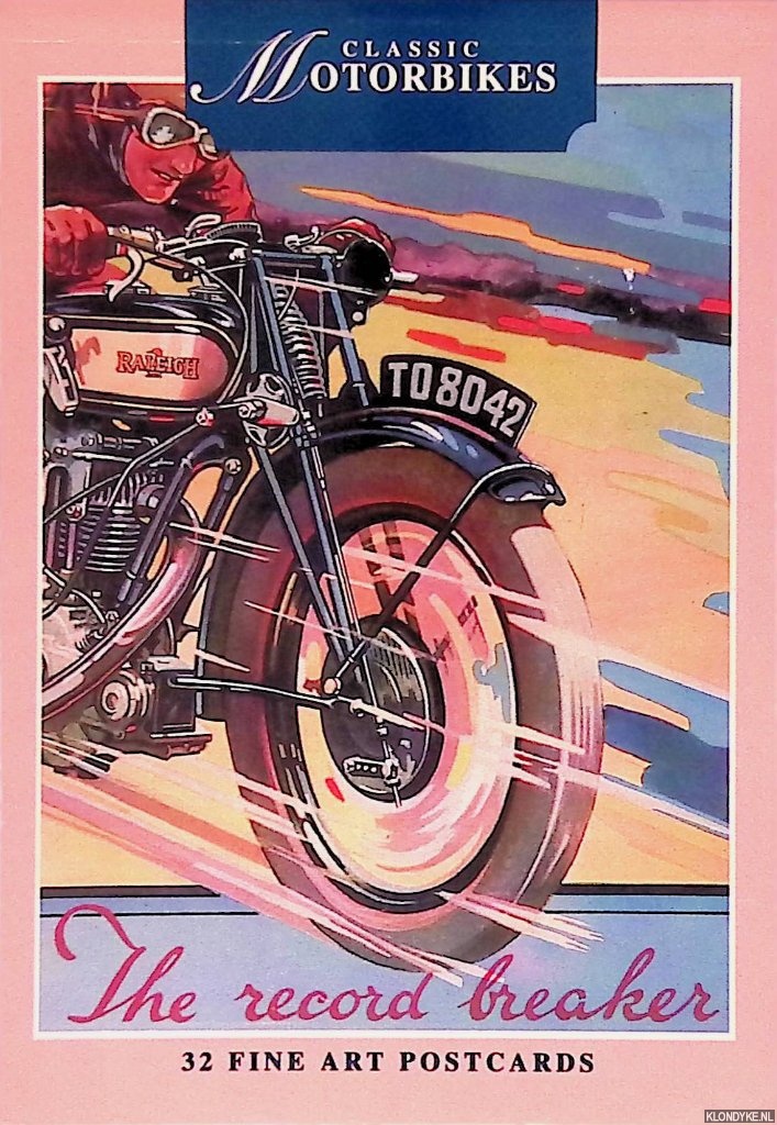 Postcard Book - Classic Motorbikes: The Record Breaker: 32 Fine Art Postcards