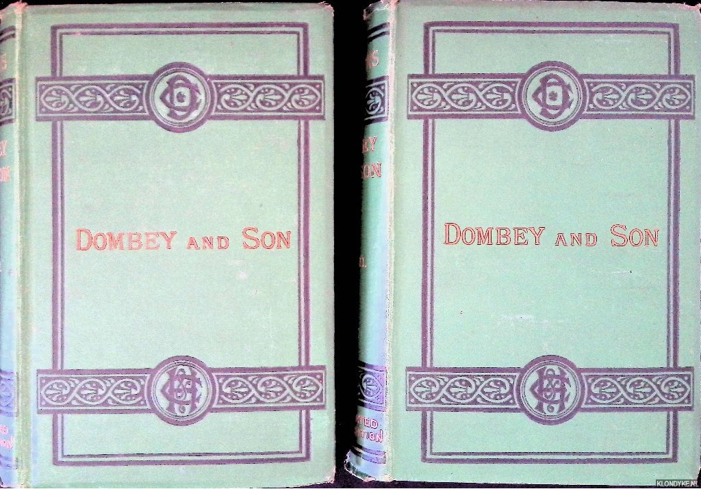 Dickens, Charles & H.K. Browne (illustrations) - Dombey and Son in Two Volumes (2 volumes)