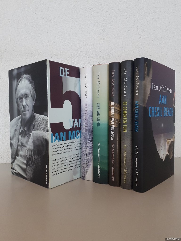 McEwan, Ian - Het kind in de tijd; Ziek van liefde; De troost van vreemden; De cementen tuin; Aan Chesil Beach (5 delen in box)