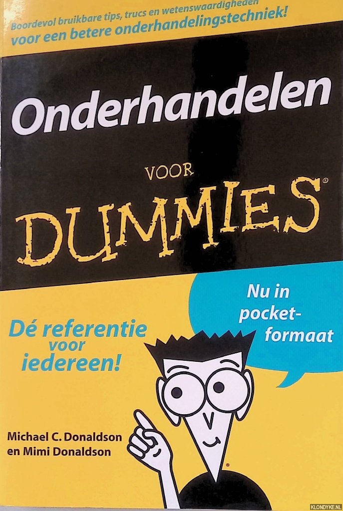Donaldson, Michael C. & Mimi Donaldson - Onderhandelen voor Dummies