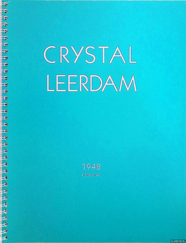Herdruk 1999 - Crystal Leerdam 1948