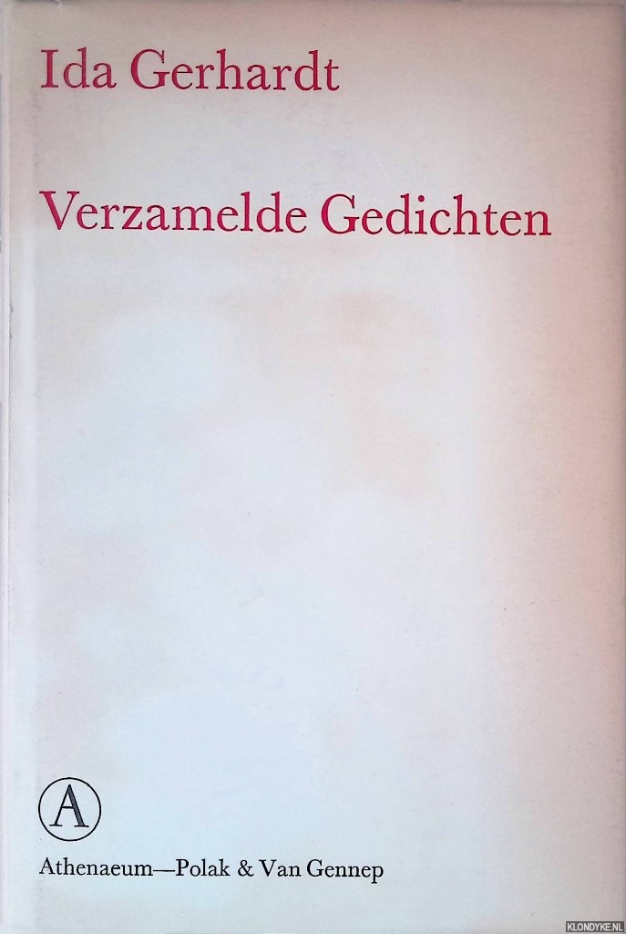 Gerhardt, Ida - Verzamelde gedichten