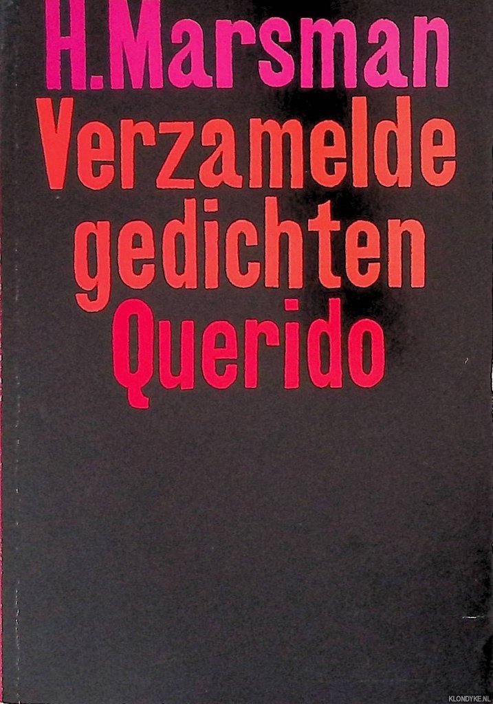 Marsman, H. - Verzamelde gedichten