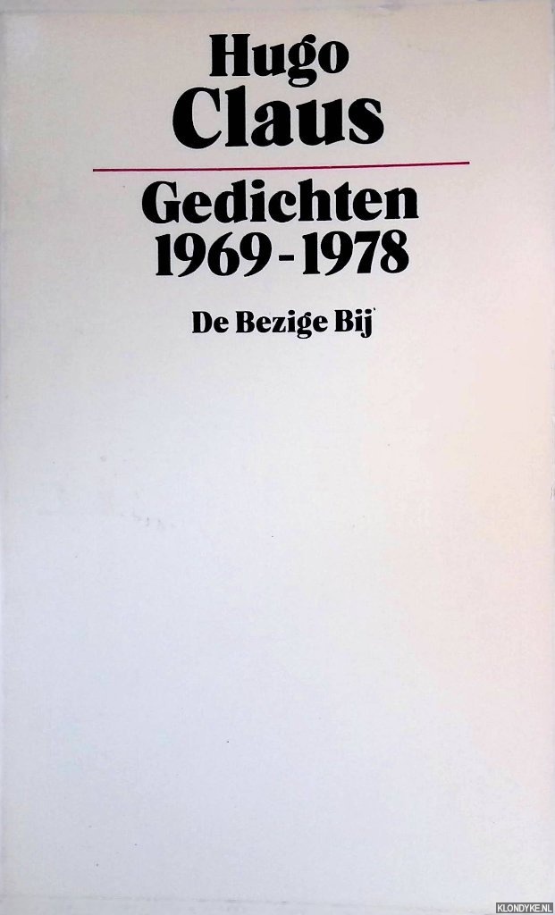 Claus, Hugo - Gedichten 1969-1978