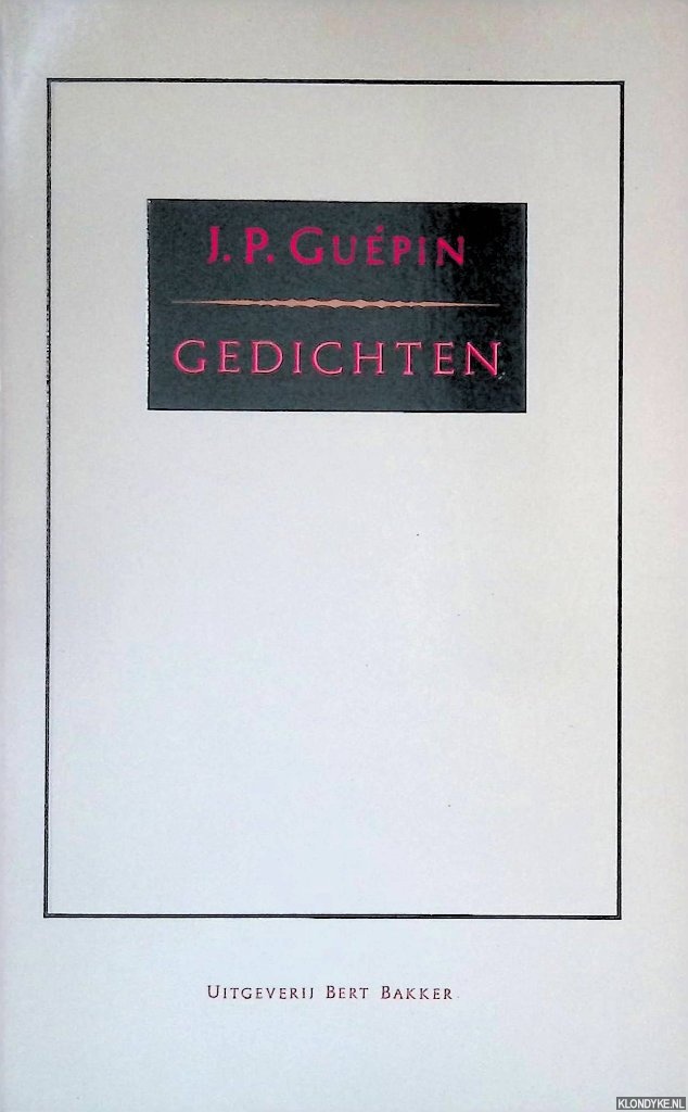 Gupin, J.P. - Gedichten