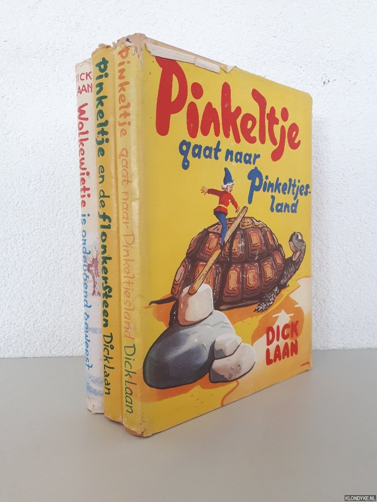 Laan, Dick - Pinkeltje gaat naar Pinkeltjesland; Pinkeltje en de flonkersteen; Wolkewietje is ondeugend geweest (3 delen)