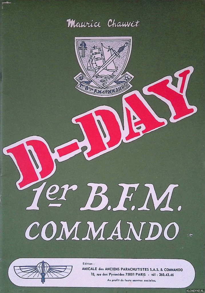 Chauvet, Maurice - D-Day: 1er B.F.M. Commando