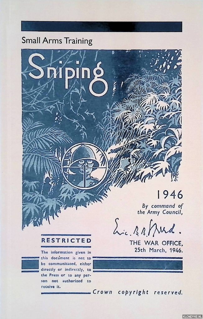 The War Office - Small Arms Training: Sniping, 1946