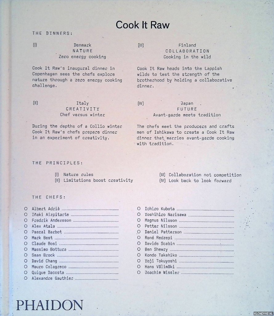 Porcelli, Alessandro (editor) - Cook It Raw