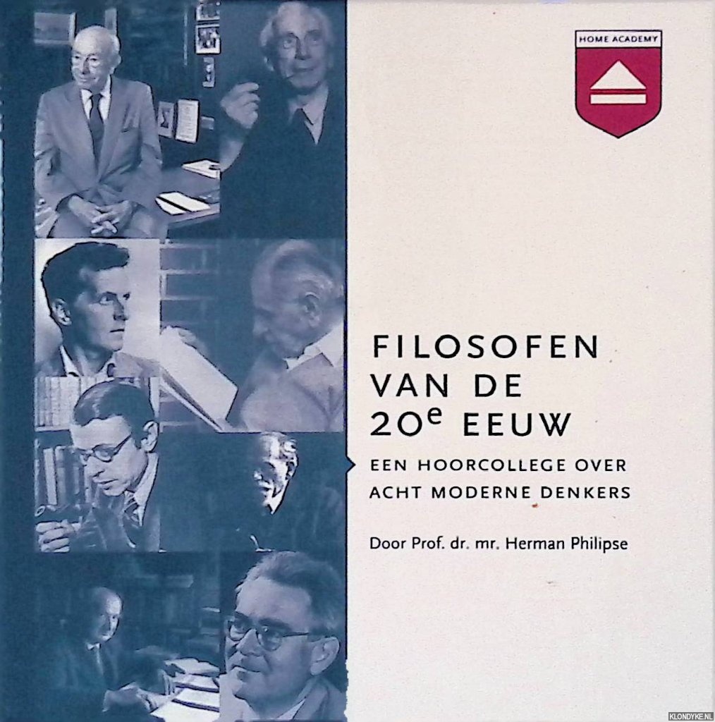Philipse, Herman - Filosofen van de 20e eeuw: een hoorcollege over acht moderne denkers (8CD)