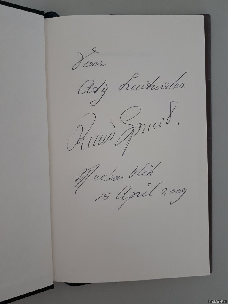 Spruit, Ruud - Op zoek naar gisteren *GESIGNEERD*