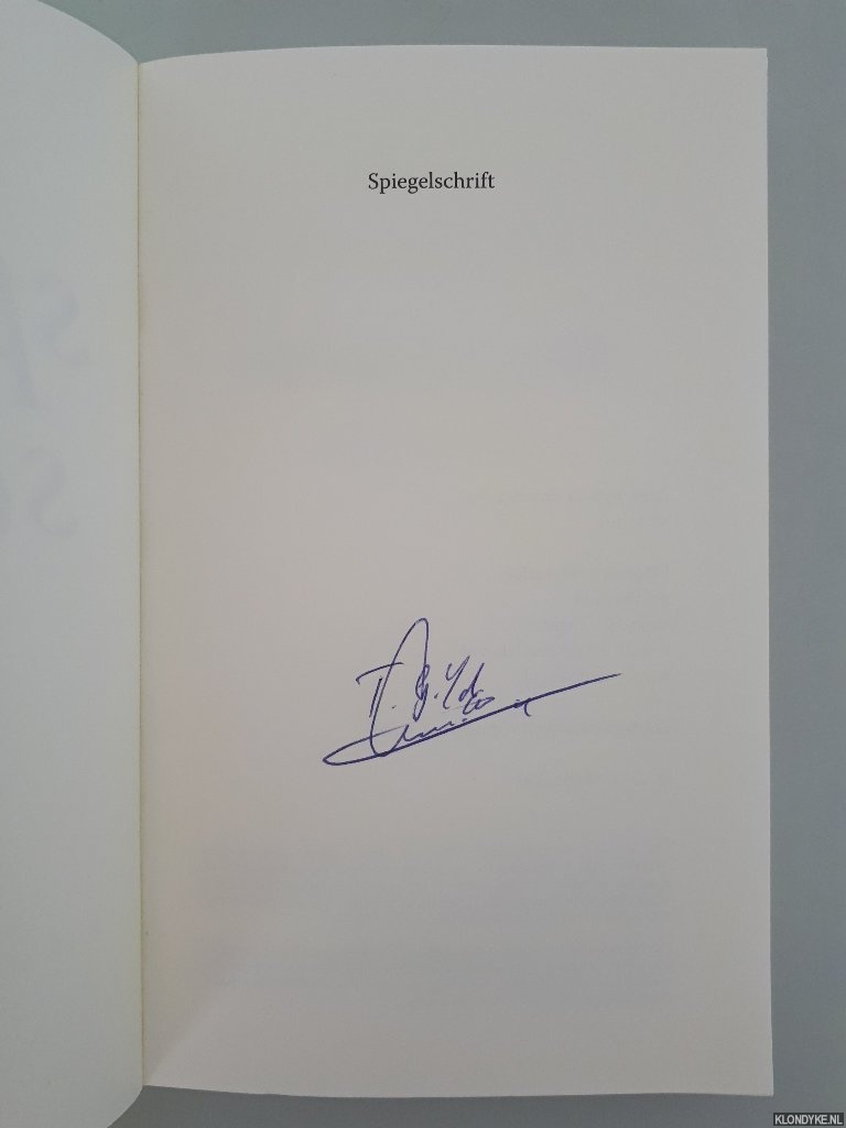 Linden, Teun van der - Spiegelschrift: ideenroman