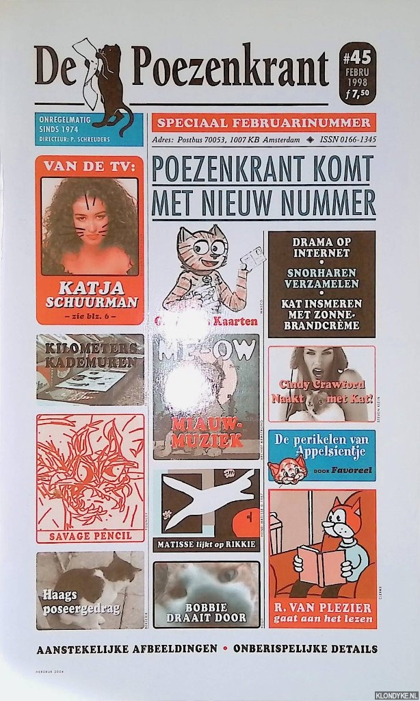 Schreuders, P. - De Poezenkrant #45: speciaal februarinummer