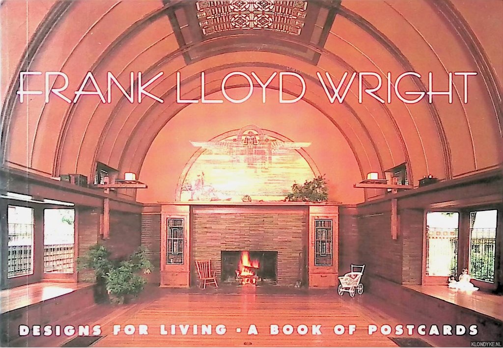A book of Postcards - Frank Lloyd Wright: Designs for Living