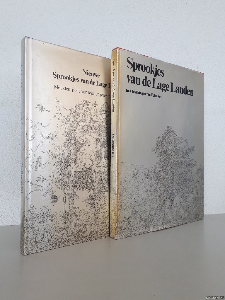 Vos, Peter (met tekeningen van) - Sprookjes van de Lage Landen & Nieuwe Sprookjes van de Lage Landen (2 delen)