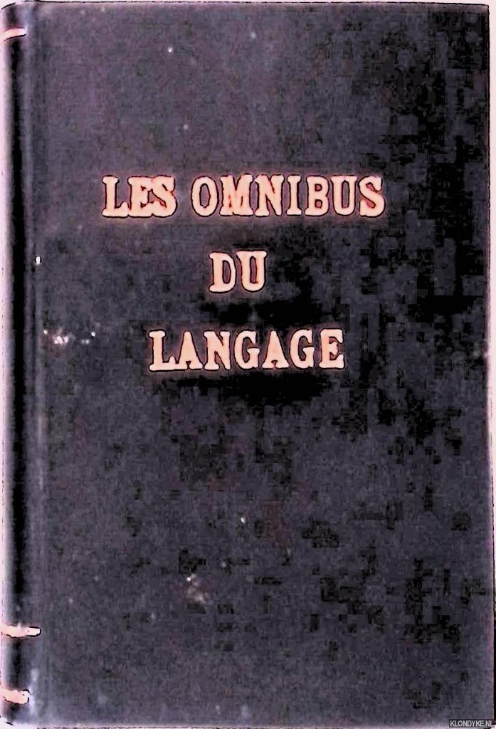 [Lvi-Alvars, David] - Les Omnibus du Langage