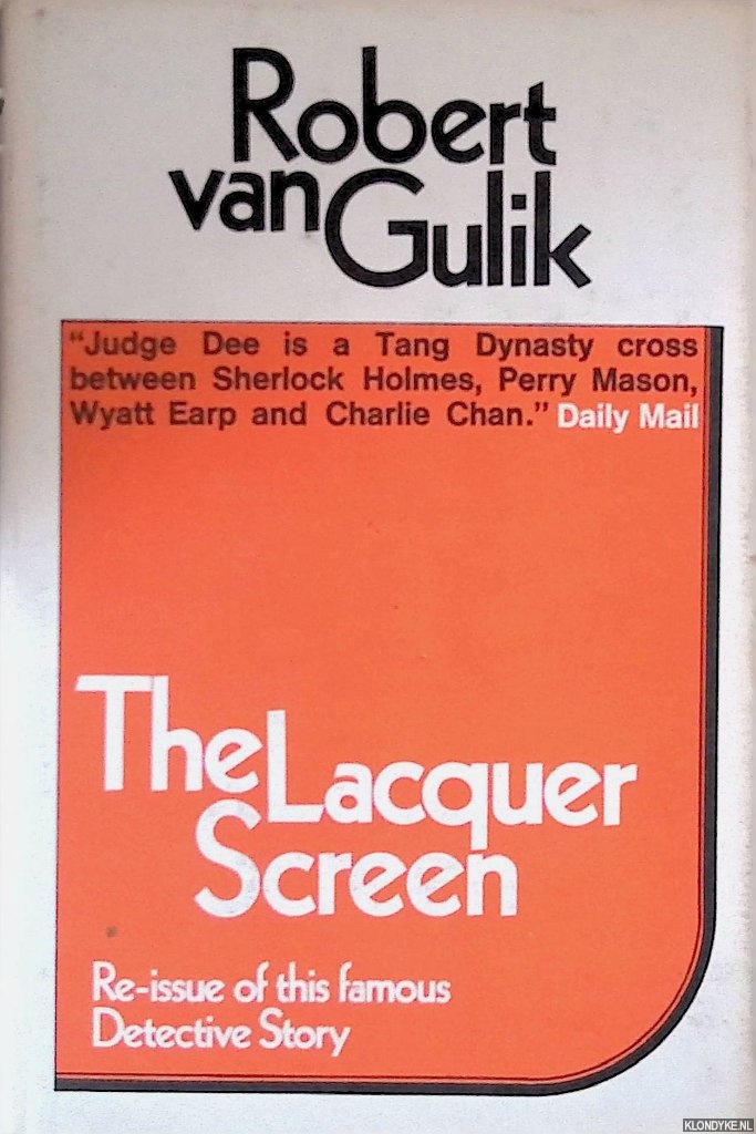 Gulik, Robert van - The Lacquer Screen: A Chinese Detective Story