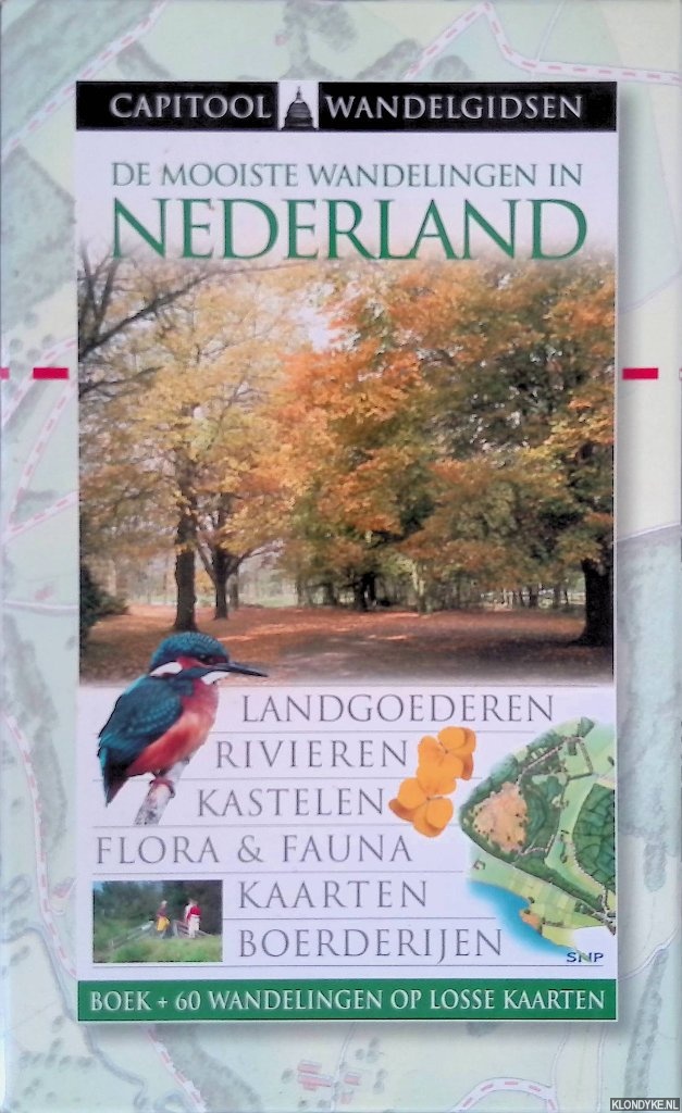 Dekkers, Manuel & Marian Kingma - Capitool wandelgidsen: de mooiste wandelingen in Nederland - Boek + 60 wandelingen op losse kaarten