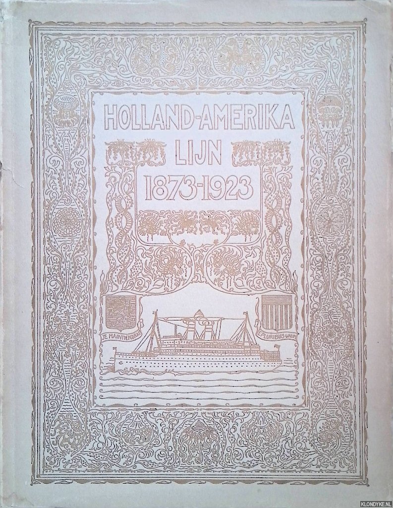 Boer, dr. M.G. de - De Holland-Amerika Lijn 1873-1923