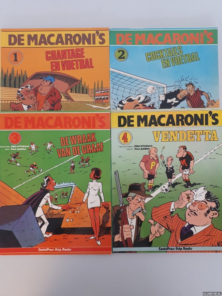 Attanasio, Dino & Dick Matena - De Macaroni's (4 albums)