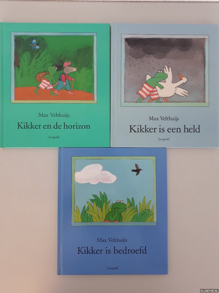 Velthuijs, Max - Kikker is bedroefd; Kikker is een held; Kikker en de horizon (3 delen)