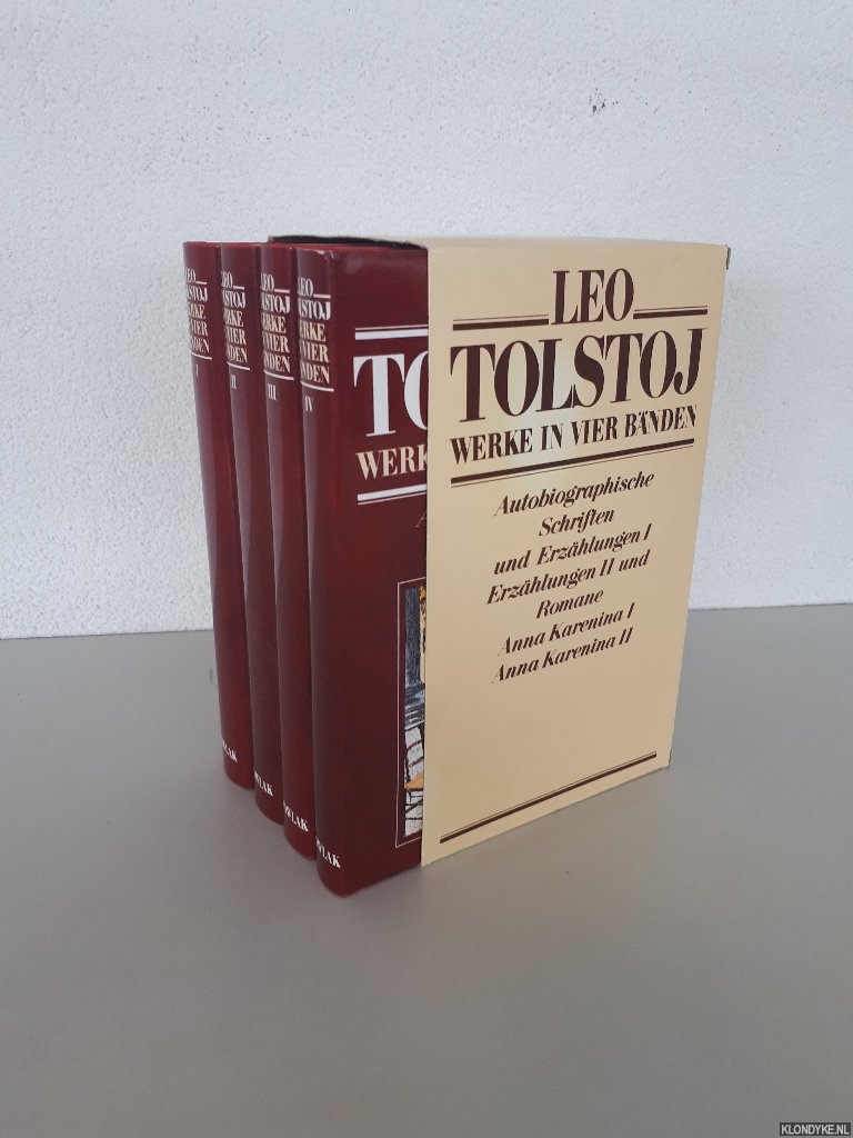 Tolstoj, Leo - Werke in vier Bnden (4 volumes in box)