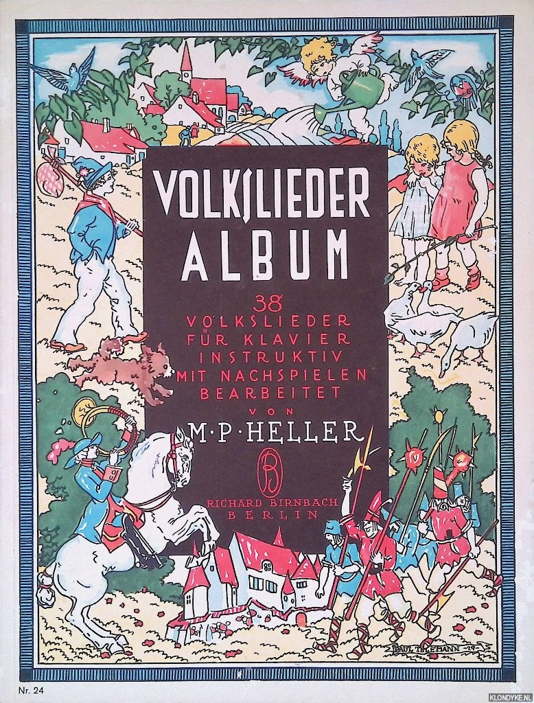Heller, M.P. - Volkslieder Album: 38 Volkslieder fr Klavier instruktiv mit Nachspielen bearbeitet