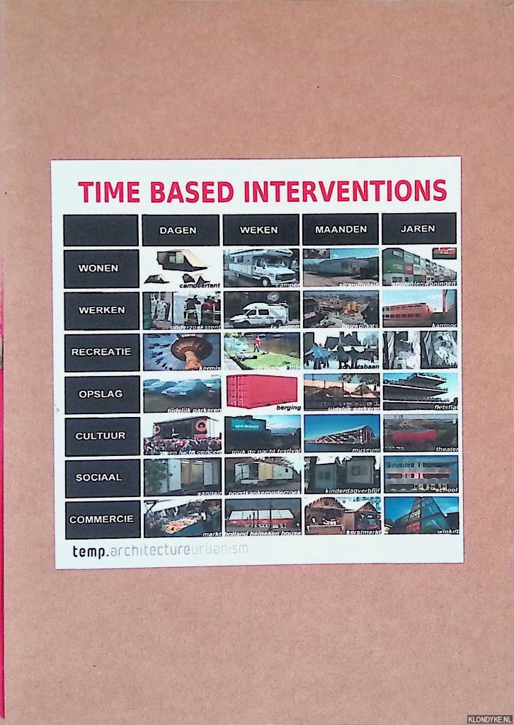 Tuijl, Maarten van & Tom Bergevoet - Time Based Interventions: temp.architecture urbanism