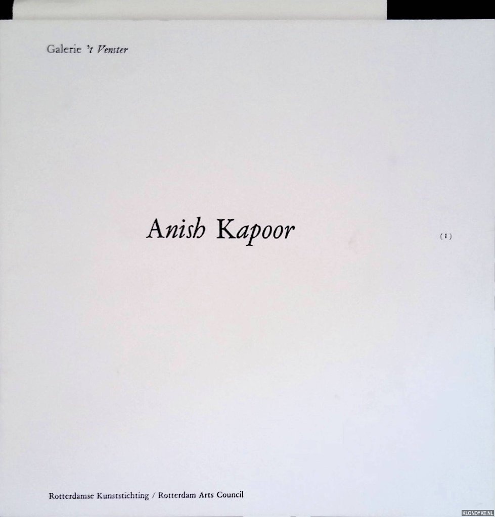 Oosterhoff, Gosse - Anish Kapoor