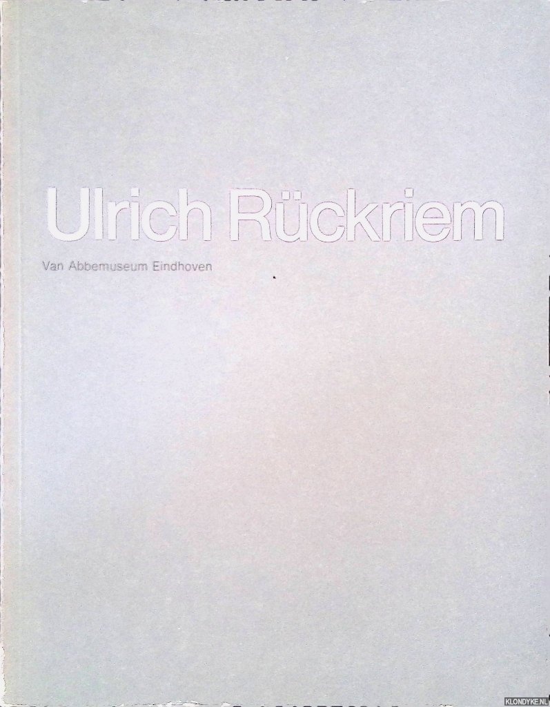 Fuchs, R.H. - Ulrich Rckriem: Skulpturen 1968-1976