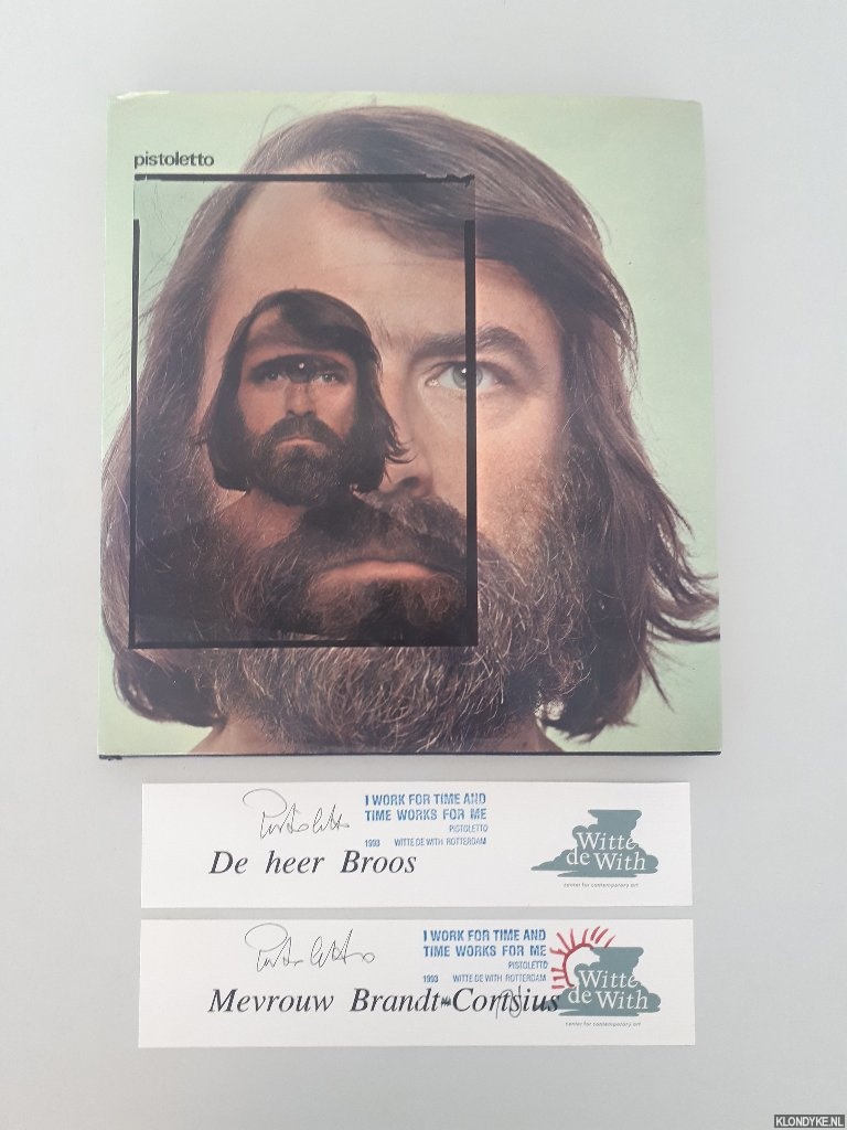 Celany, Germano - Pistoletto: Palazzo Grassi Venezia (16 giugno - 28 luglio 1976); Centro internazionale delle arti e del costume *with 2 SIGNED bookmarks*