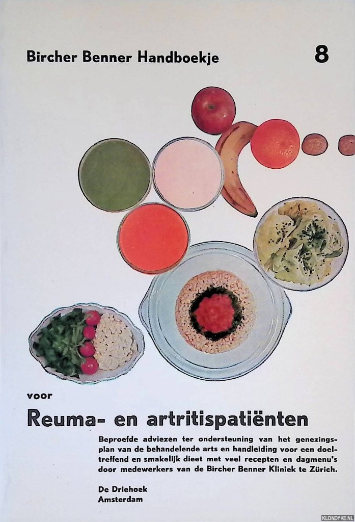 Benner, Bircher - Bircher Benner handboekje voor reuma- en artritispatinten