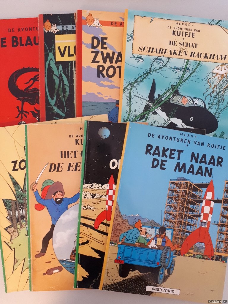 Herg - De avonturen van Kuifje (8 albums)