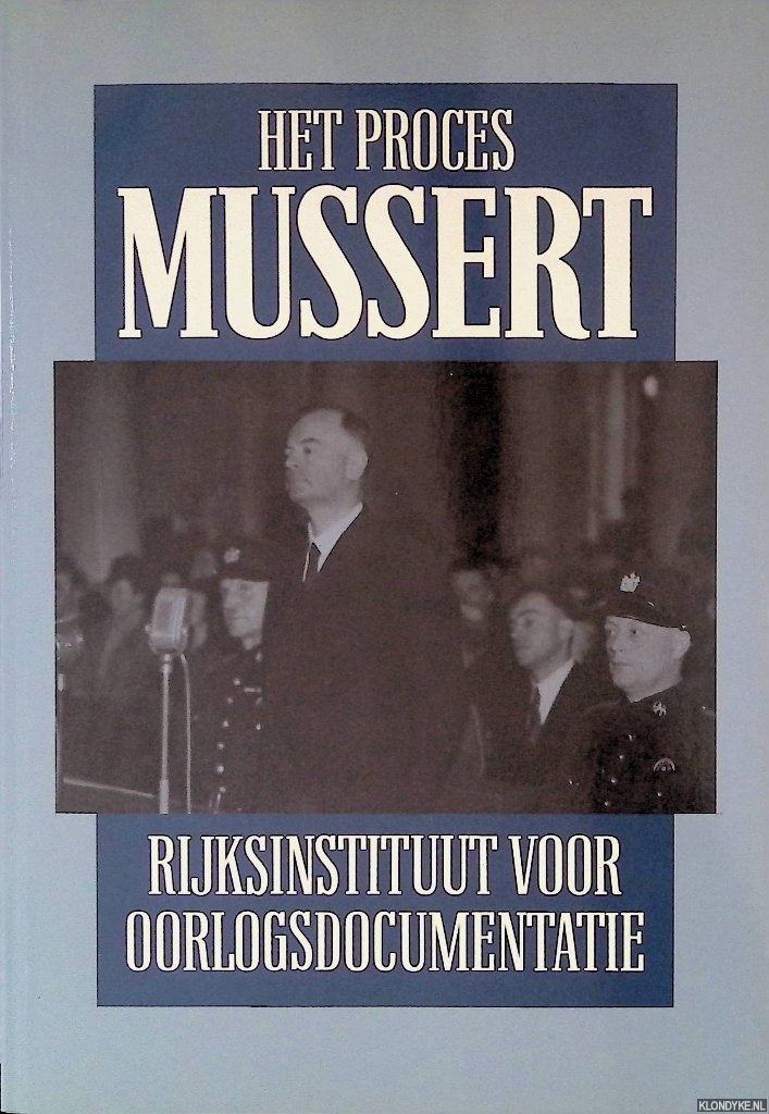 Paape, A.H. - Het proces Mussert