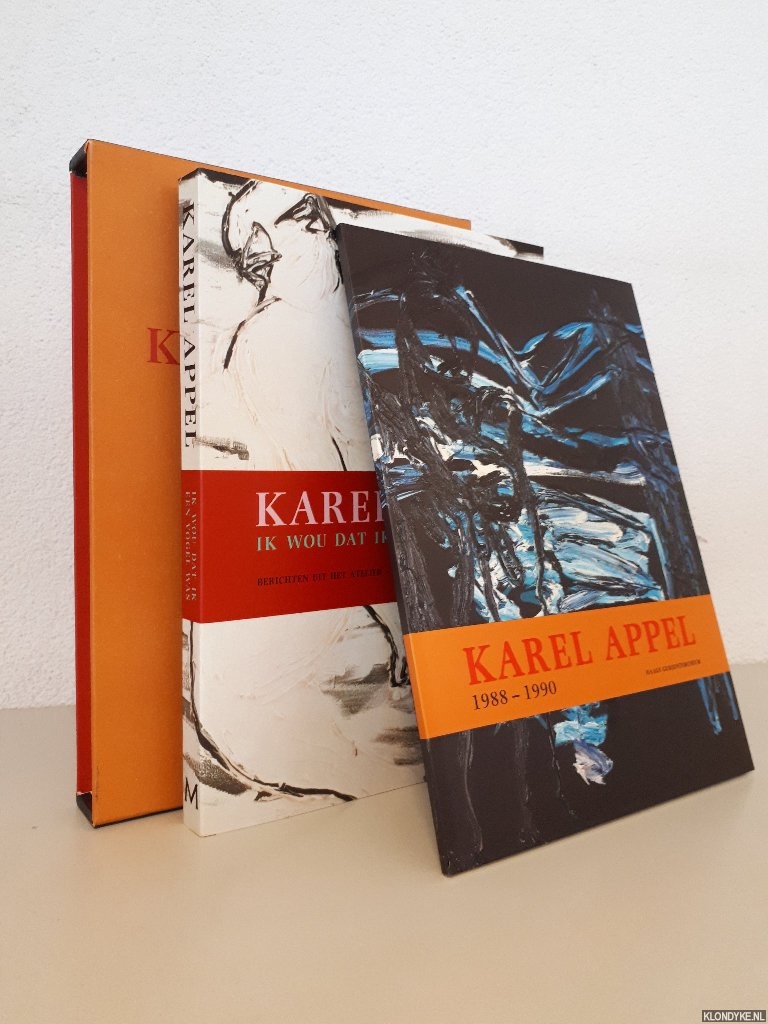 Fuchs, R.H. (samenstelling) - Karel Appel: Ik wou dat ik een vogel was; Berichten uit het atelier & Karel Appel 1988-1990 (2 delen in box)