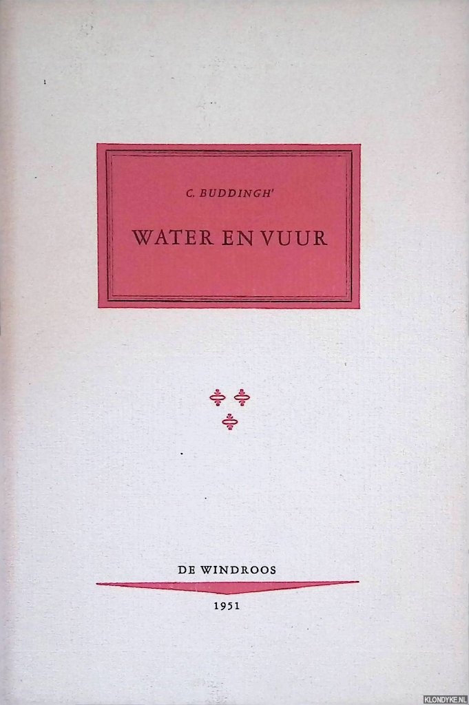 Buddingh', C. - Water en vuur