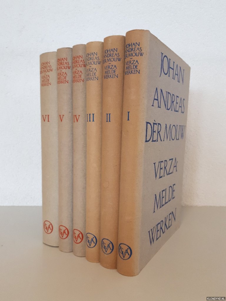 Mouw, Johan Andreas dr - Verzamelde werken (6 delen)