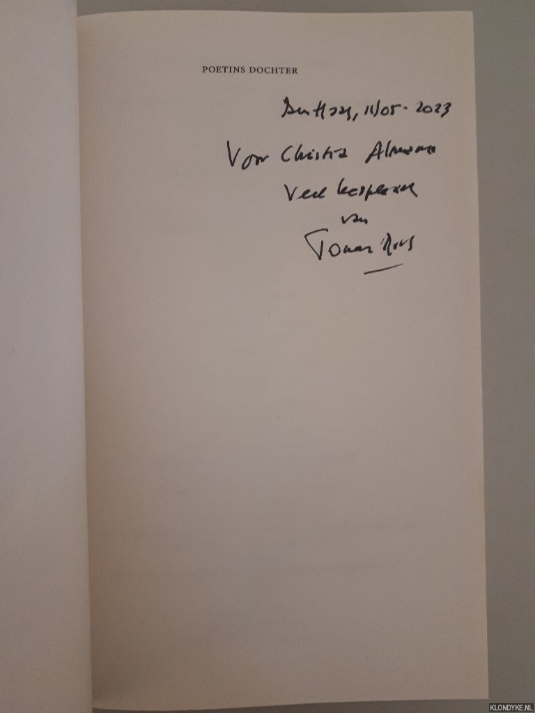Ross, Tomas - Poetins dochter *GESIGNEERD*