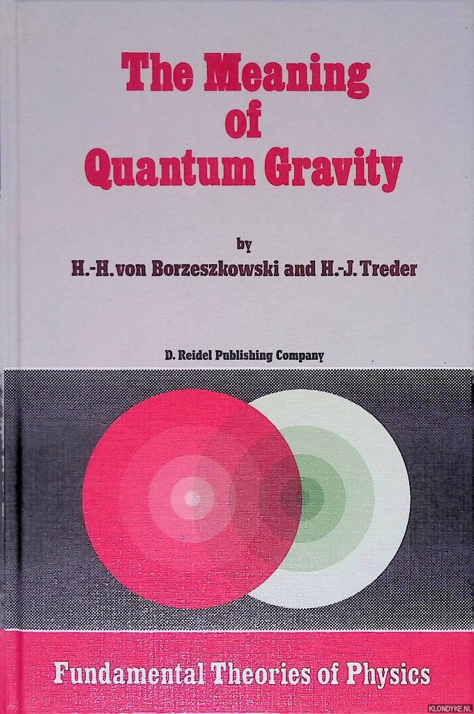 Borzeszkowski, Horst Heino & H.-J. Treder - The Meaning of Quantum Gravity (Fundamental Theories of Physics, 20)