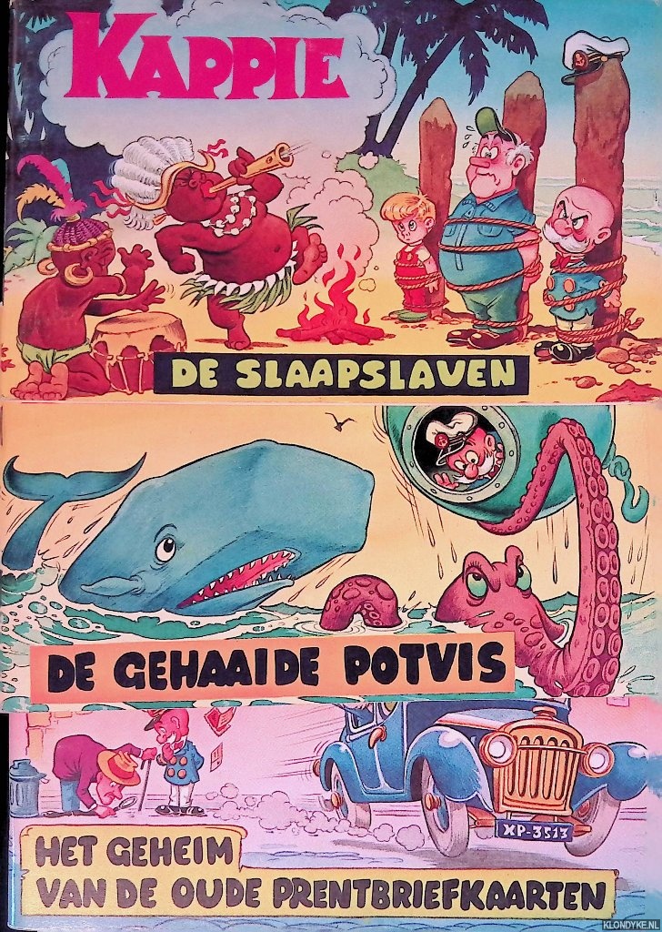 Toonder, Marten - Kappie: 1) De slaapslaven; 2) De gehaaide potvis; 3) Het geheim van de oude prentbriefkaarten (3 delen)