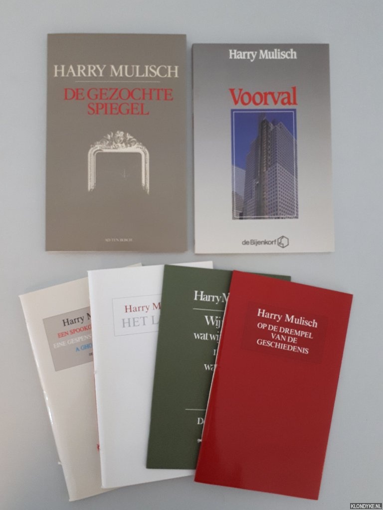 Mulisch, Harry - 6 boekjes: 1) Het licht; 2) Een spookgeschiedenis; 3) Op de drempel van de geschiedenis; 4) Wij uiten wat wij voelen, niet wat past; 5) Voorval; 6) De gezochte spiegel
