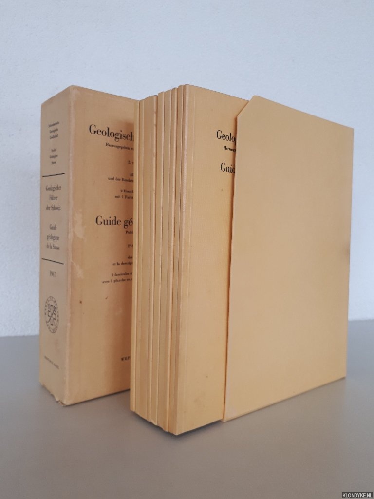 Schweizerischen Geologischen Gesellschaft (editors) - Geologisher Fhrer der Schweiz = Guide gologique de la Suisse (9 volumes in box)