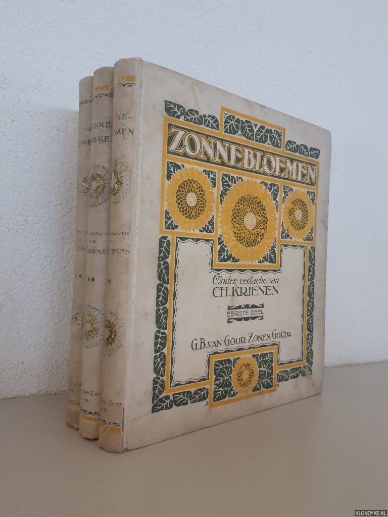 Krienen, Charles (redactie) - Zonnebloemen.Vertellingen voor school en huis: (3 delen)