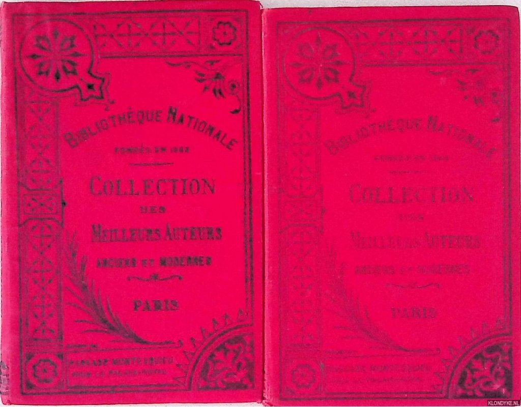 Corneille, Pierre & J. Racine - Le cid - Horage; Andromaque - Les plaideurs (2 volumes)